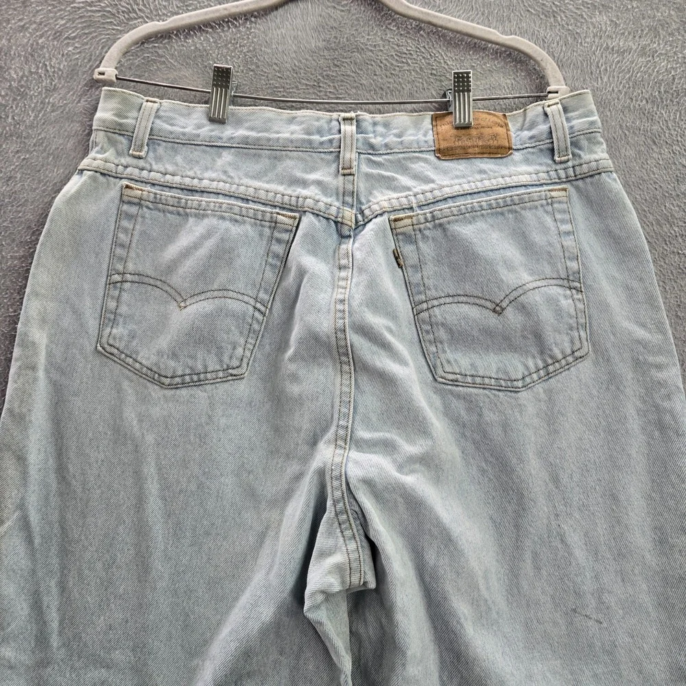VINTAGE Levi's 900‎ Women Jeans 18 Blue Denim Mom High Rise Silver Tab 90s USA